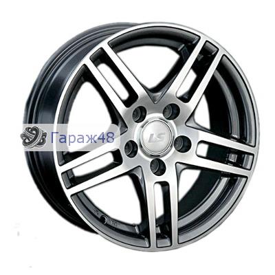 LS 281 R15 / 6.5J PCD 5x108 ET 45 ЦО 73.1 Литые Графит с полированной лицевой поверхностью